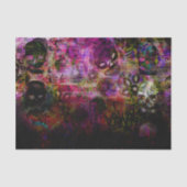 Papier Mousseline Squelette foncé (Recto)