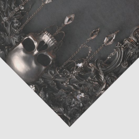 Papier Mousseline Squelette Lyfe1 (Détail)