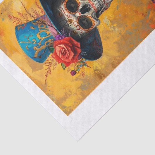 Papier Mousseline Squelette Lyfe10 (Détail)