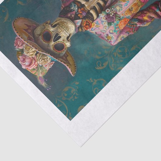 Papier Mousseline Squelette Lyfe13 (Détail)