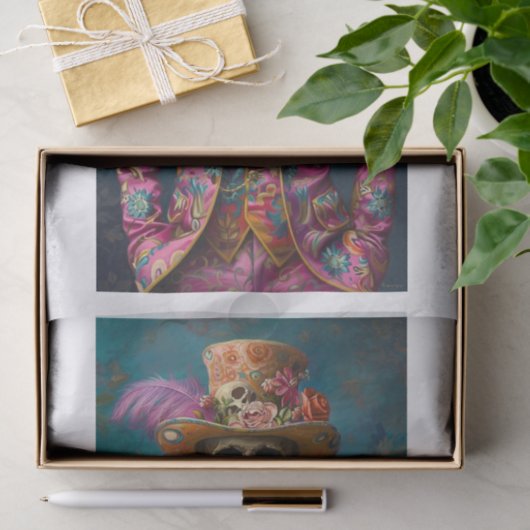 Papier Mousseline Squelette Lyfe14 (Cadeau)