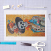 Papier Mousseline Squelette Lyfe18 (Artisanat)