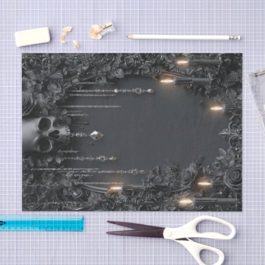 Papier Mousseline Squelette Lyfe2 (Artisanat)