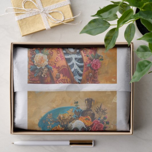 Papier Mousseline Squelette Lyfe23 (Cadeau)