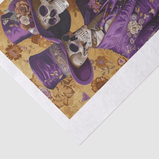 Papier Mousseline Squelette Lyfe27 (Détail)