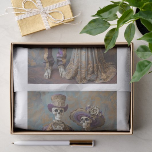 Papier Mousseline Squelette Lyfe32 (Cadeau)