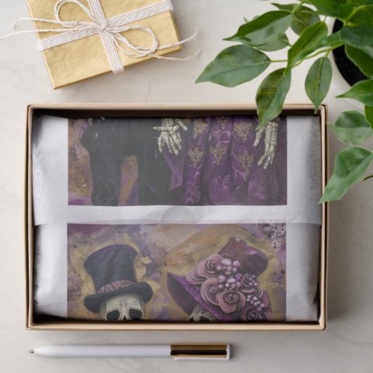 Papier Mousseline Squelette Lyfe33 (Cadeau)