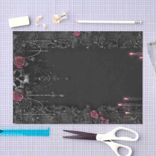 Papier Mousseline Squelette Lyfe4 (Artisanat)