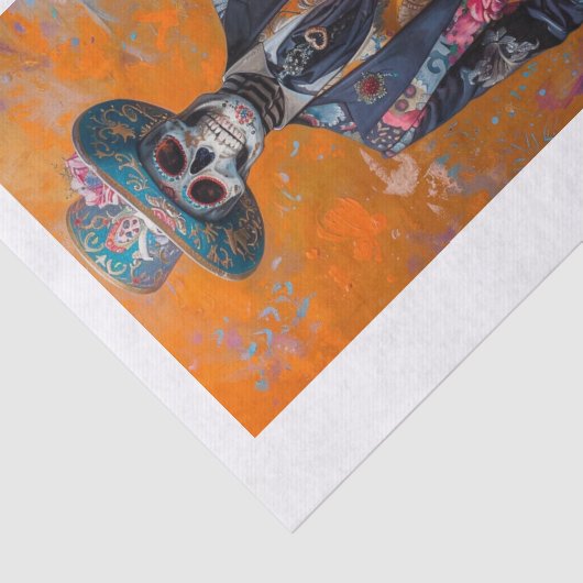 Papier Mousseline Squelette Lyfe5 (Détail)