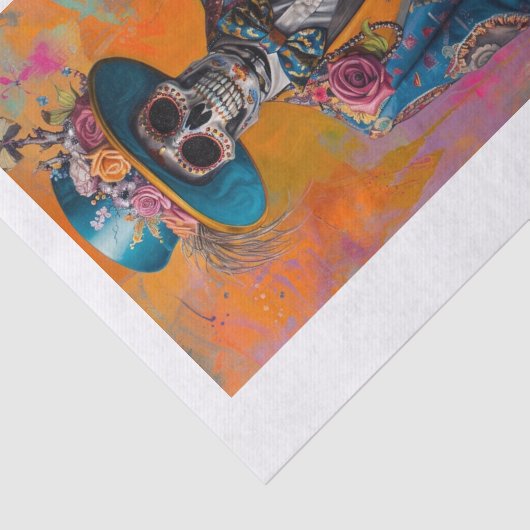 Papier Mousseline Squelette Lyfe7 (Détail)