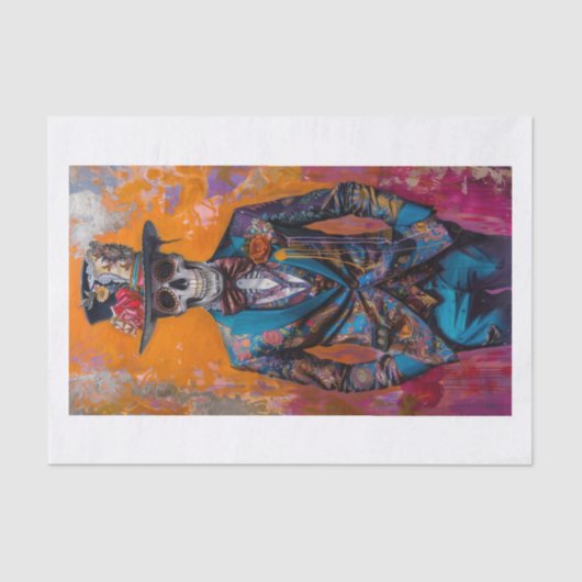 Papier Mousseline Squelette Lyfe8 (Recto)