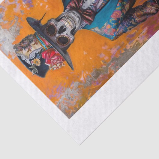 Papier Mousseline Squelette Lyfe8 (Détail)