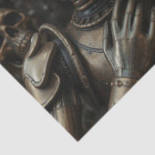 Papier Mousseline Squelette Steampunk d'Halloween (Détail)