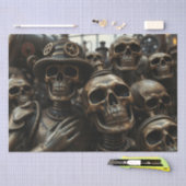 Papier Mousseline Squelette Steampunk d'Halloween (Artisanat)