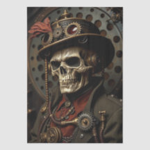 Squelette Steampunk d'Halloween