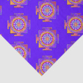 Papier Mousseline Sri Yantra - Symbole hindouiste Design 1 (Détail)