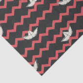 Papier Mousseline SS Georgie Boat Chevron Motif (Détail)