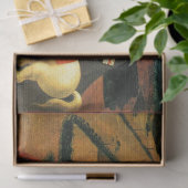 Papier Mousseline ST. GEORGE, DRAGON ET PRINCESS Gold JAUNE Vert (Cadeau)