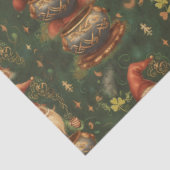 Papier Mousseline St Patrick Gnome Forêt magique de Cauldron (Détail)
