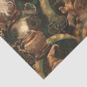Papier Mousseline St Patrick Magic Gnome Green Clover (Détail)
