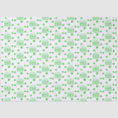 Papier Mousseline St. Patrick's Birthday Cake Pattern (Recto)
