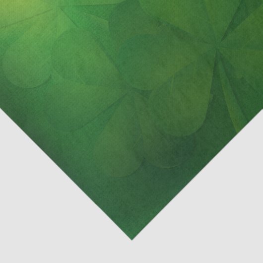 Papier Mousseline St Patrick's Day - Clovers/Shamrock (Détail)