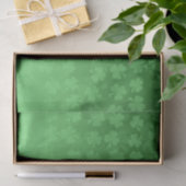 Papier Mousseline St. Patrick's Day green shamrock ombre motif (Cadeau)