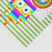 Papier Mousseline St. Patrick's Day Joyeux Anniversaire Tissue Paper (Détail)