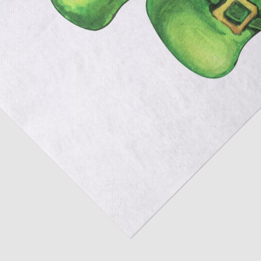 Papier Mousseline St. Patrick's Day Truck Gnomes (Détail)