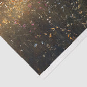 Papier Mousseline Stallion noir sauvage Mustang Découpage (Détail)