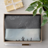 Papier Mousseline Stallion Steampunk Decoupage et squelette King (Cadeau)