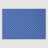 Papier Mousseline Star Spangled Americana Silver On Navy Blue (Recto)