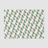 Papier Mousseline Star-topped Christmas Trees and Gifts Pattern (Recto)