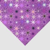 Papier Mousseline Starburst moderne imprimer, violet violet et orchi (Détail)
