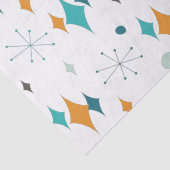 Papier Mousseline Starburst Motif moderne du milieu du siècle (Détail)