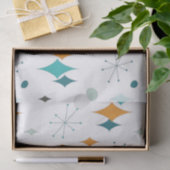 Papier Mousseline Starburst Motif moderne du milieu du siècle (Cadeau)