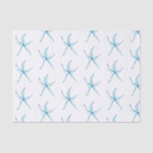 Papier Mousseline Starfish dans les pastels (Recto)