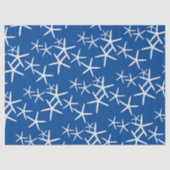 Papier Mousseline Starfish Motif bleu marine (Recto)