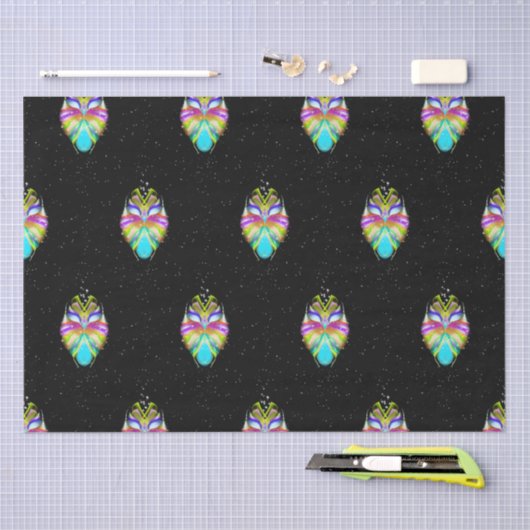 Papier Mousseline Starlight Oracle Owl (Artisanat)