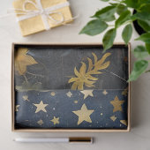 Papier Mousseline Starry Night Sky Art Nouveau Dream Girl Découpage (Cadeau)