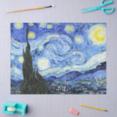 Papier Mousseline Starry Night Van Gogh Impressionnisme Papier papie (Artisanat)