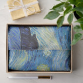 Papier Mousseline Starry Night, Vincent van Gogh (Cadeau)