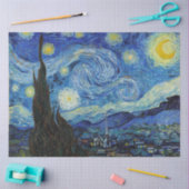 Papier Mousseline Starry Night, Vincent van Gogh (Artisanat)
