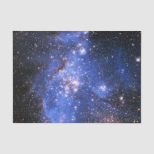 Papier Mousseline Stars Embrioniques Bleus Falln