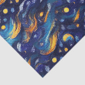 Papier Mousseline Stars Night Sky Anniversaire (Détail)