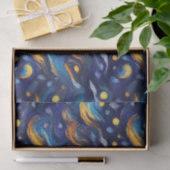 Papier Mousseline Stars Night Sky Anniversaire (Cadeau)