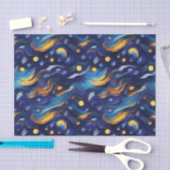 Papier Mousseline Stars Night Sky Anniversaire (Artisanat)