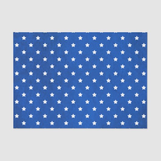 Papier Mousseline Stars on Digital Fabric Texture par Shirley Taylor (Recto)