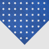 Papier Mousseline Stars on Digital Fabric Texture par Shirley Taylor (Détail)