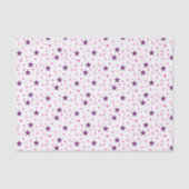 Papier Mousseline Stars pattern White (Recto)